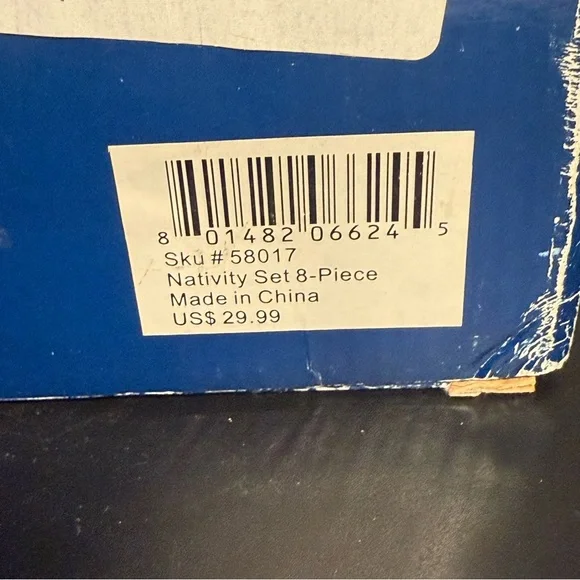 NATIVITY SET 8 fine porcelain pcs. NWT - Picture 3 of 6